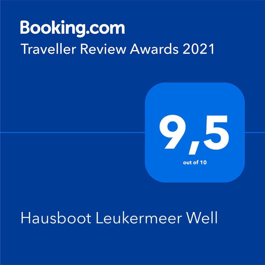 Hausboot Leukermeer Well Well  Bagian luar foto